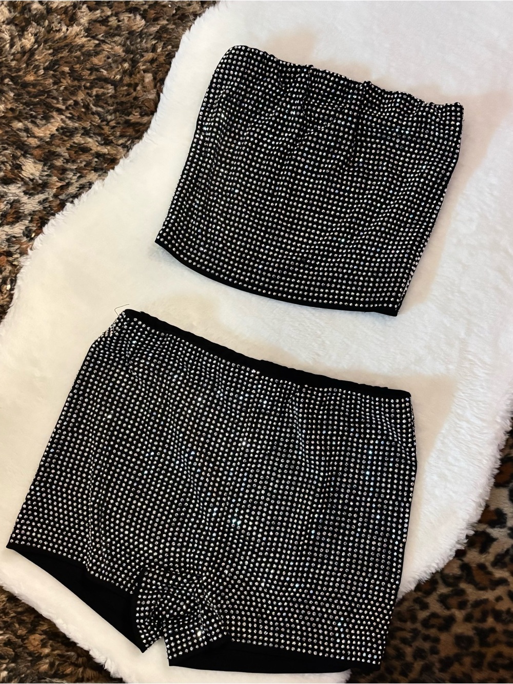 Two piece sparkly set